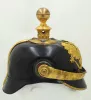 Prussian Field Artillery Officer's Pickelhaube with Field Cover and Epaulets Visuel 10